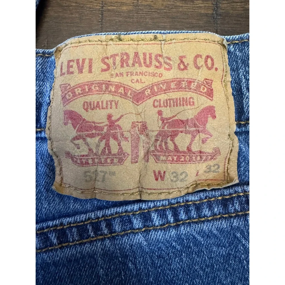 Levi's 527 Slim Bootcut Jeans Men's 32x32 Medium Wash Stretch Denim